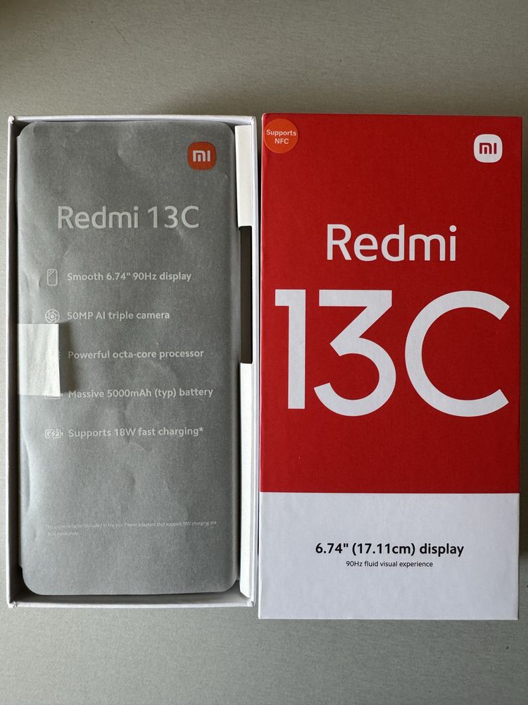 Telefon/Smartphone Redmi 13C 128gb 6gb RAM Midnight Black/Negru