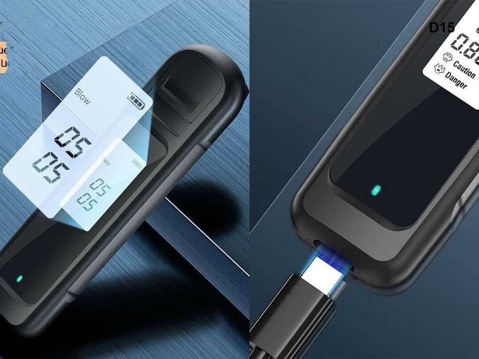 Tester Digital Portabil Dispozitiv MiniDetector Alcool Etilotest