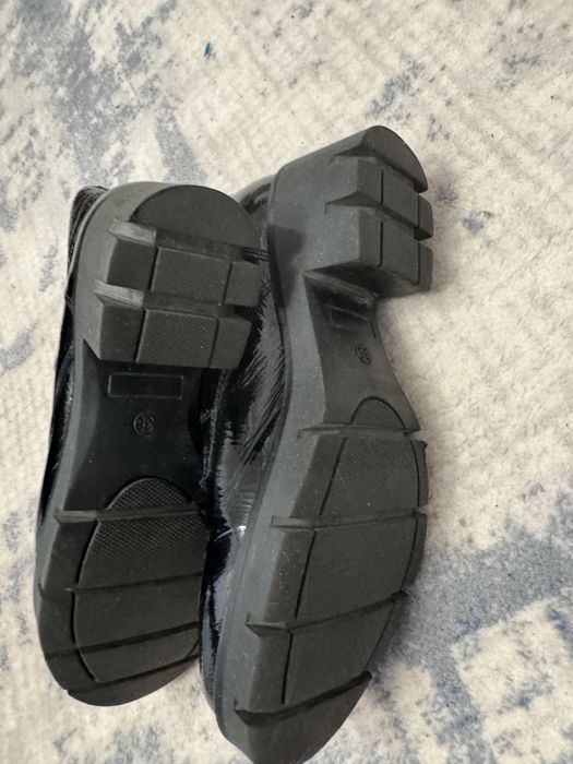 Ghete piele naturala lacuita