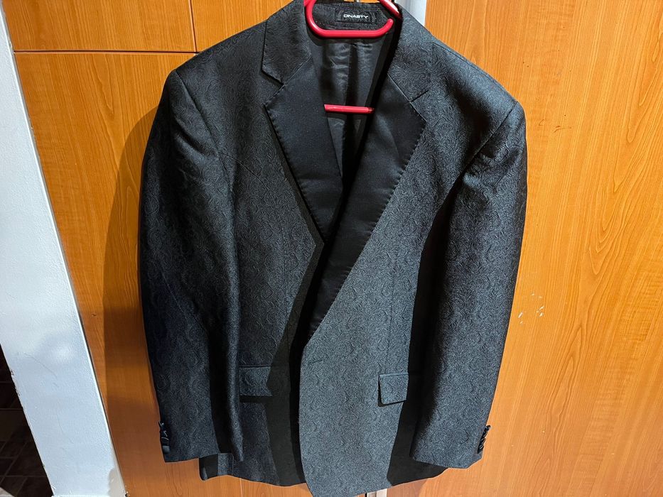 Costum de ginere brand Alb si Negru