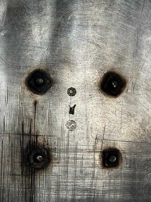 OLIVIERA ARGINT 800 - Cruet Set + Crystal - Sec. XIX - Empire Style