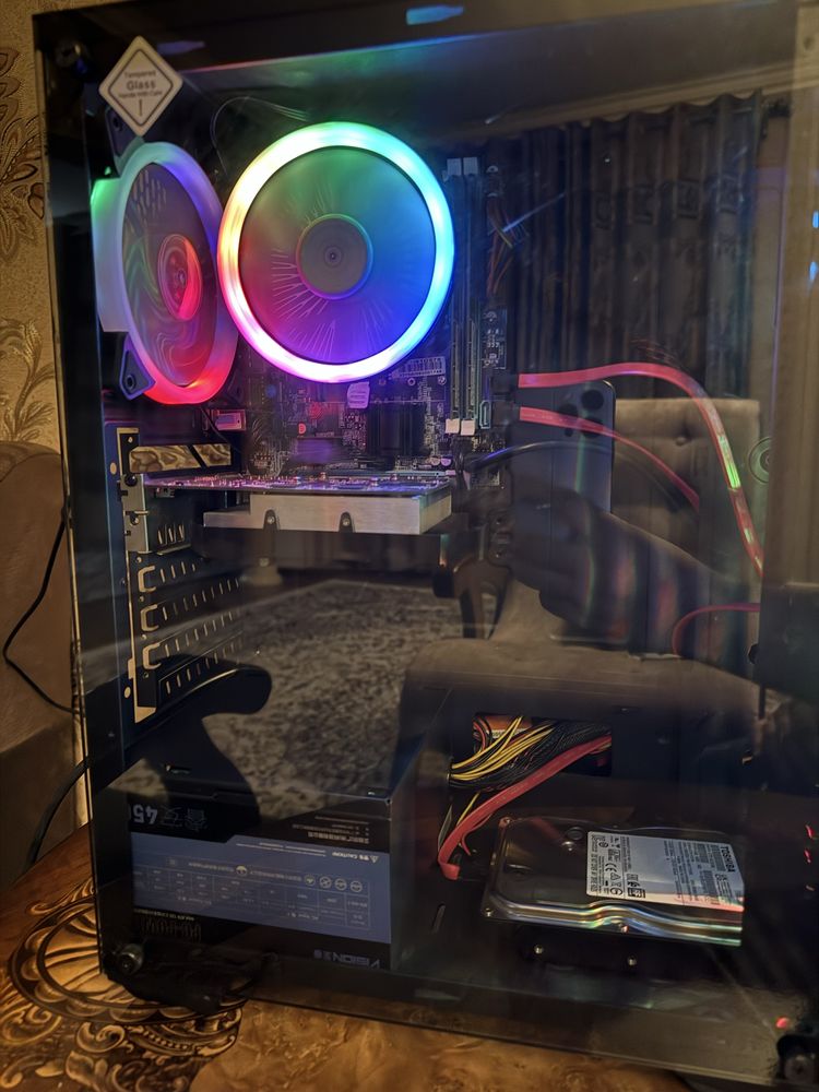 Core i3 2120  HDD 1tb RGB CASE