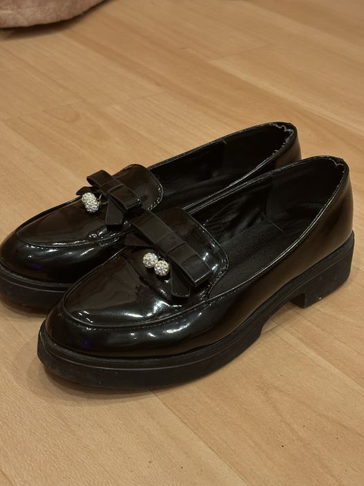 школьные туфли женские, балетки на девочку, обувь в школу туфли