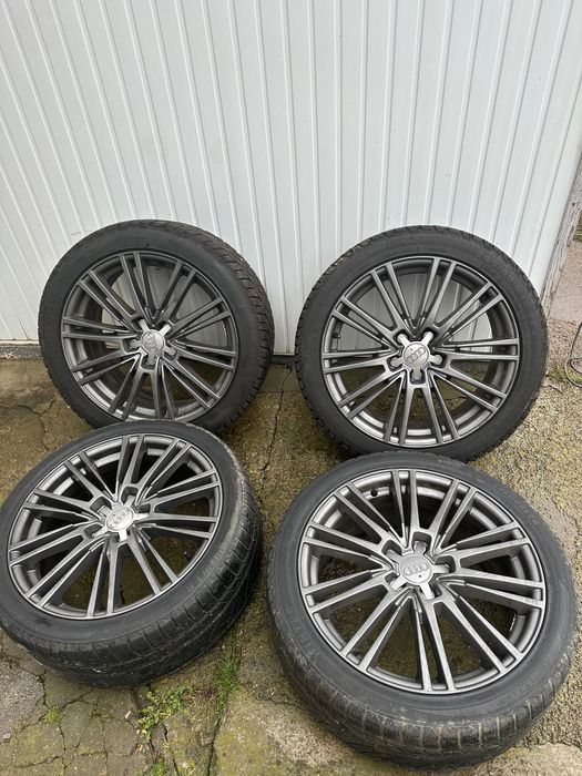 Jante originale Audi 18” cu anvelope de iarnă  – stare foarte bună