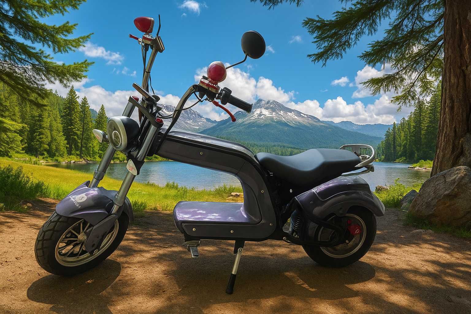 Електрически скутер 6C HIGH SPEED 3000W 60V 20AH + CE и EEC сертификат