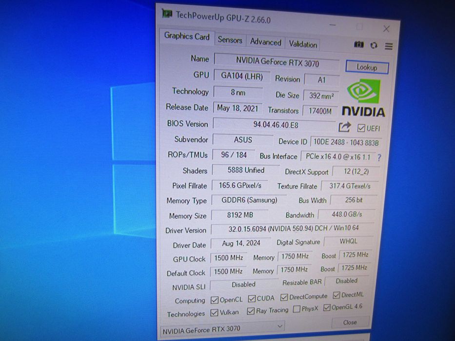 Гейм R5 5600X, 32GB DDR4,  Asus RTX3070,  512GB NVMe,  1TВ HD гаранция