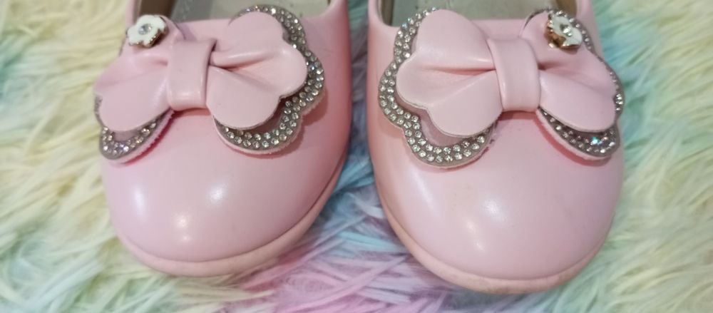 2 perechi Încălțăminte copii  - Balerini din piele , fetiță origine P