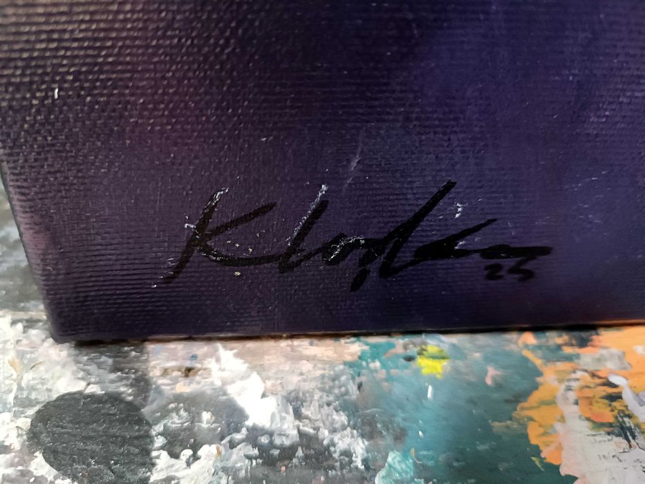 Inger metafizic gotic abstract semnat maestrul Ovidiu Kloska