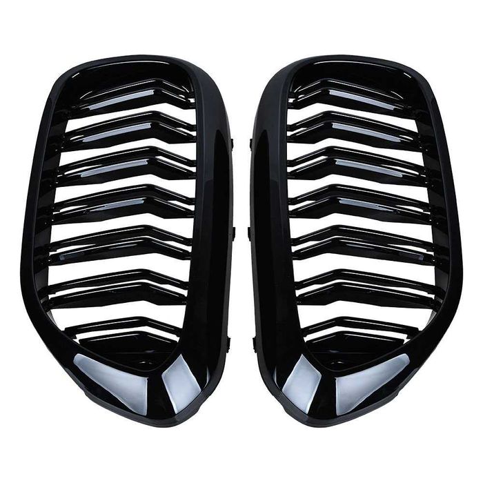 Set 2 grile negre BMW Seria 5 G30 G31 2016 - 2020 negru lucios