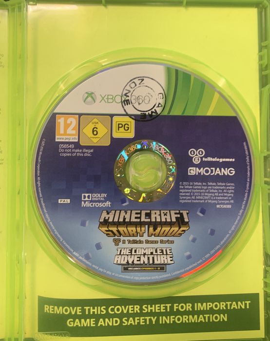 Игра за Xbox 360, Minecraft story mode The complete Adventures - 80 лв