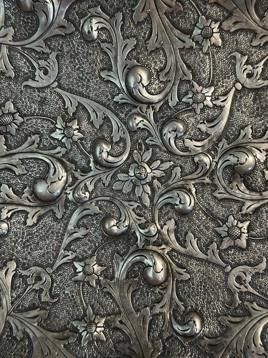 FRUCTIERA ARGINT 800 - Tava - Platou - Bogat Decorata -460g -8.5lei/gr