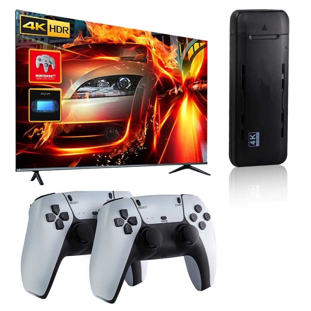 Игрова конзола STELS U90, Quad Core, 64GB, 2 джойстика, 10000 игри