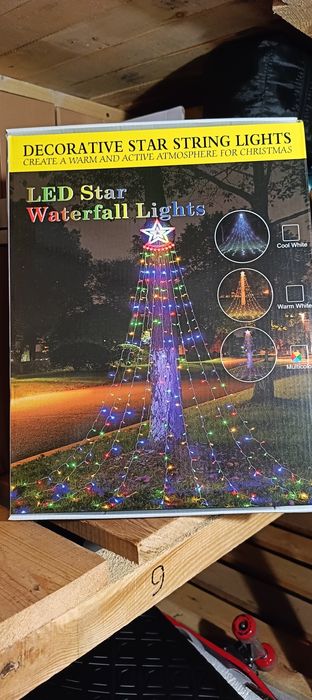 Гирлянды со звездой 3 метра