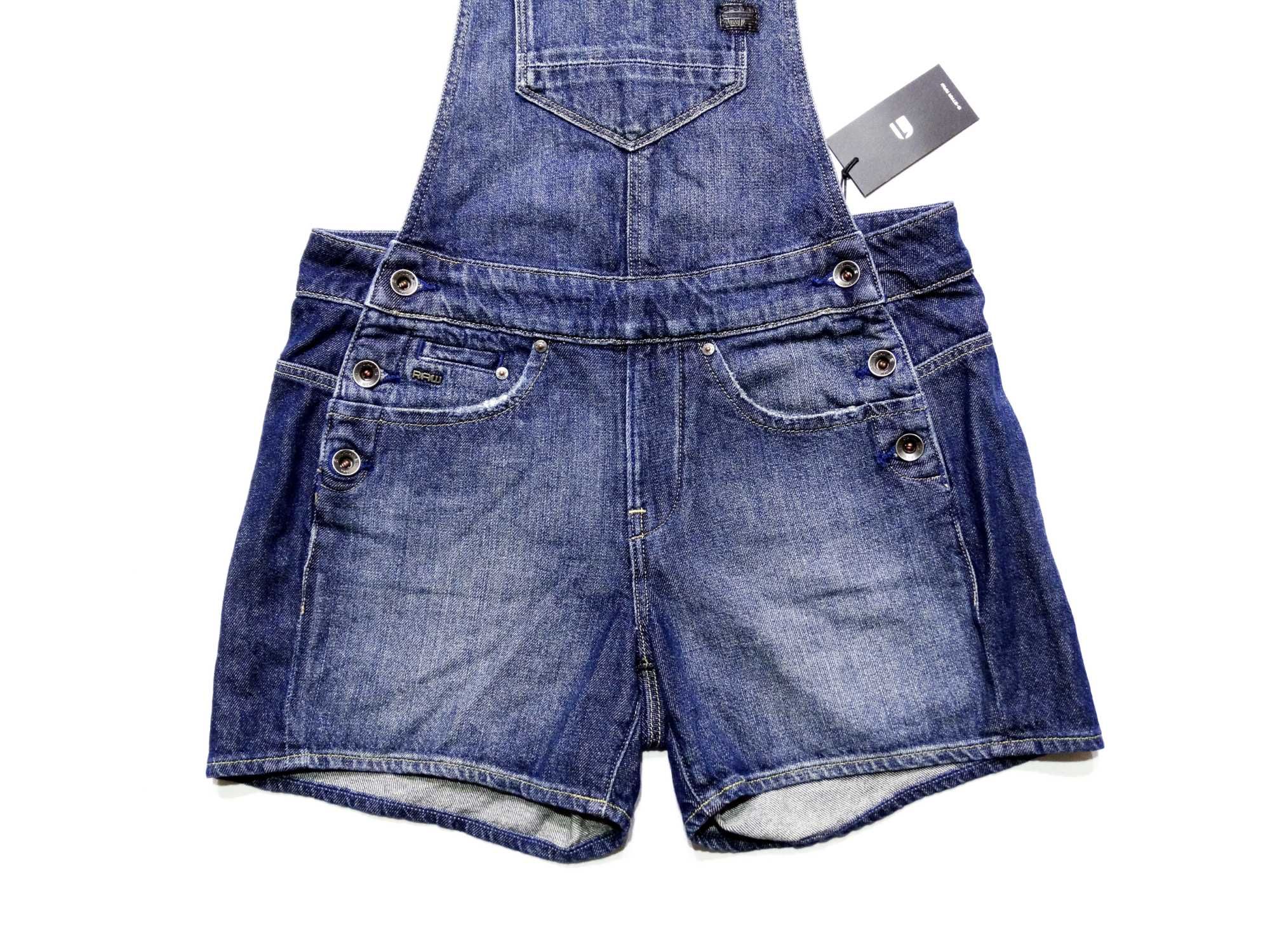 Нови Намалени G-star Midge Short Overall Дамски Гащеризон Р-р XS и XXS