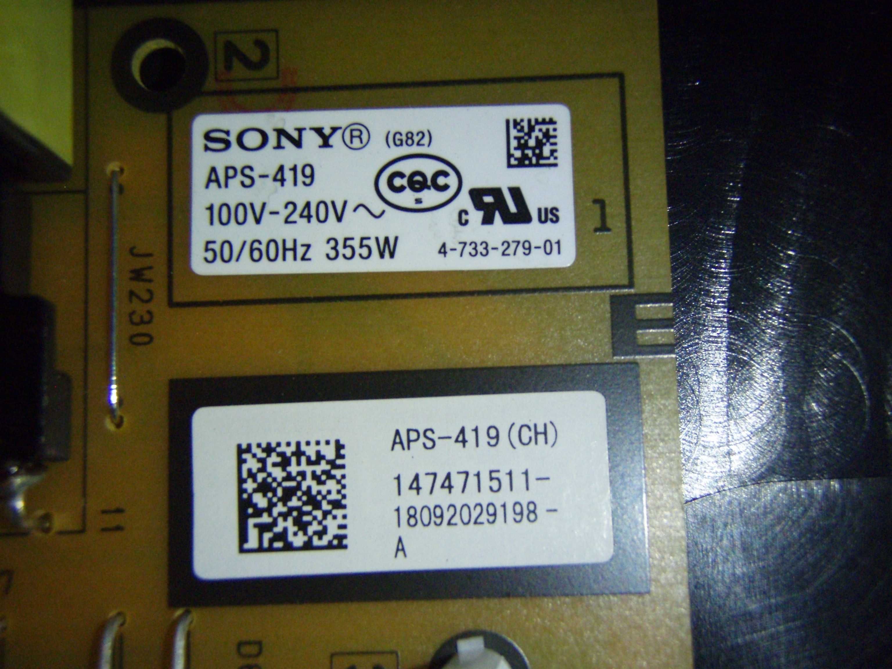 1-983-329-11 APS-419 1-983-107-31 18Y_SHU11A2H2A4V0.0 Sony KD-55XF9005