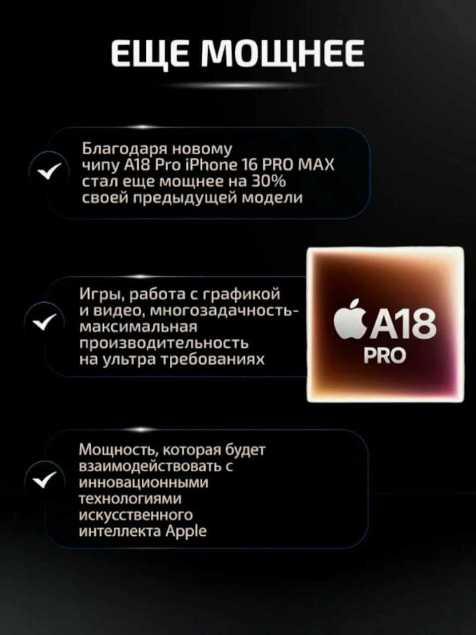 Продаю Абсолютно новый, запечатанный. iPhone 16 Pro Max 256GB