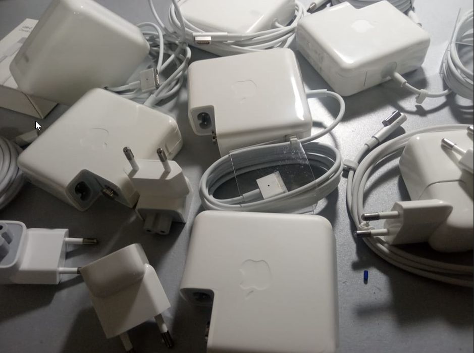 на макбук -> блок питания