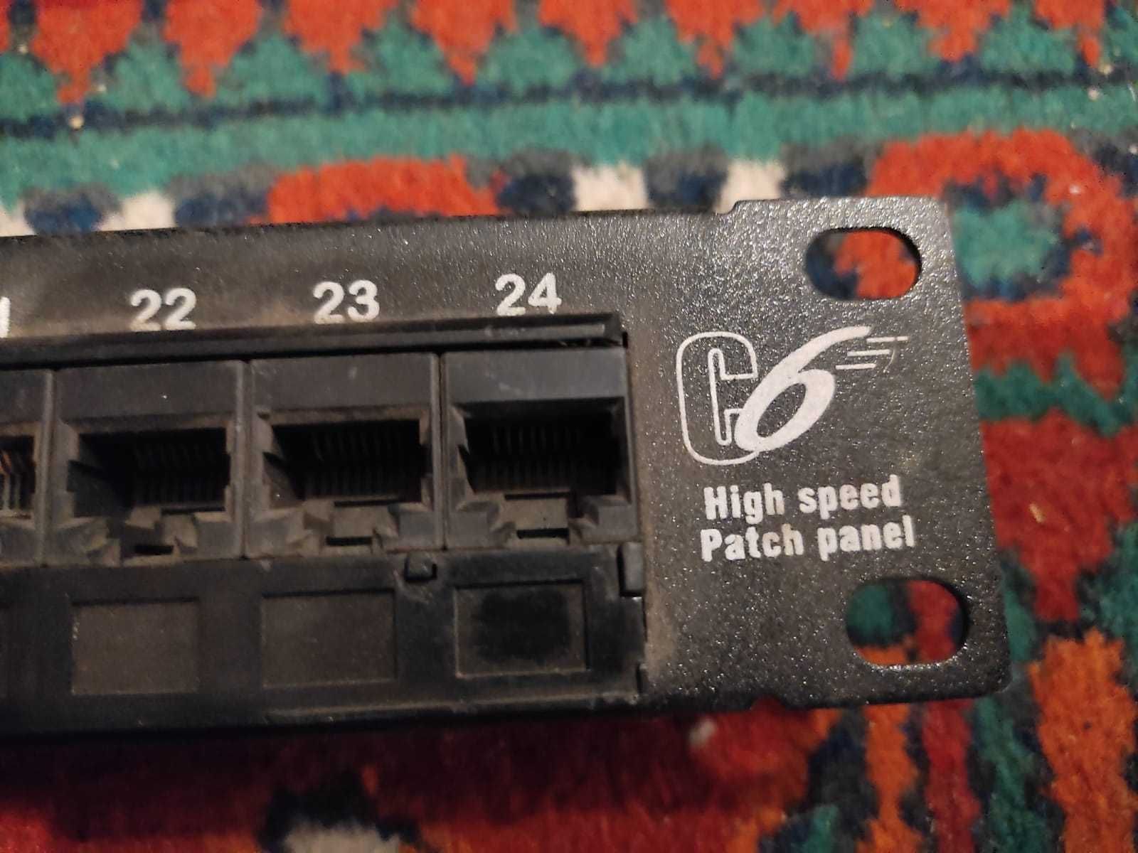 MFICO патч панель patch panel 24 порта cat 6