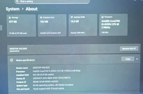 Laptop ThinkPad T480 I5 în stare bună