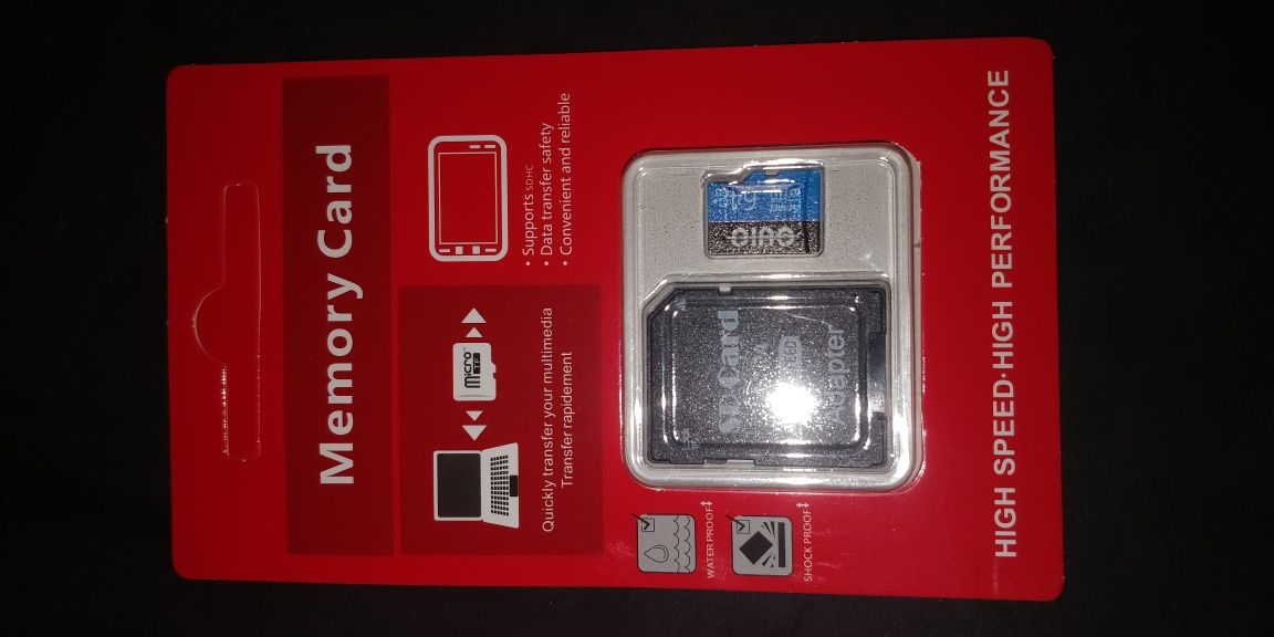 Memory Card 64GB MicroSD cu adaptor, nou-nouțe, lot nou, sigilate