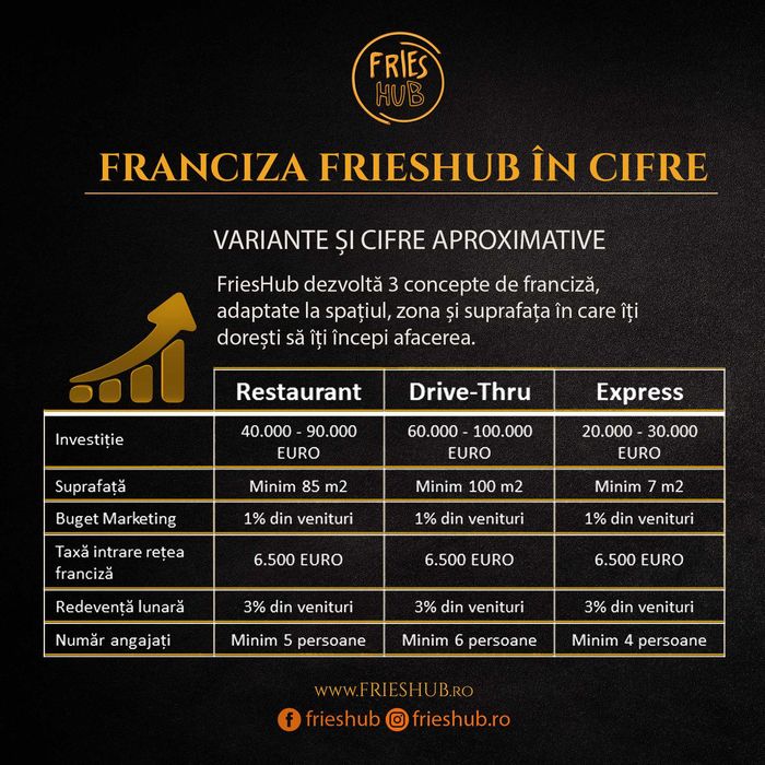 Franciza FriesHub Afacere Restaurant / FastFood