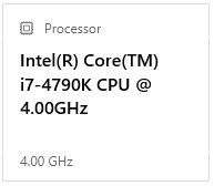 I7 4790k процессор