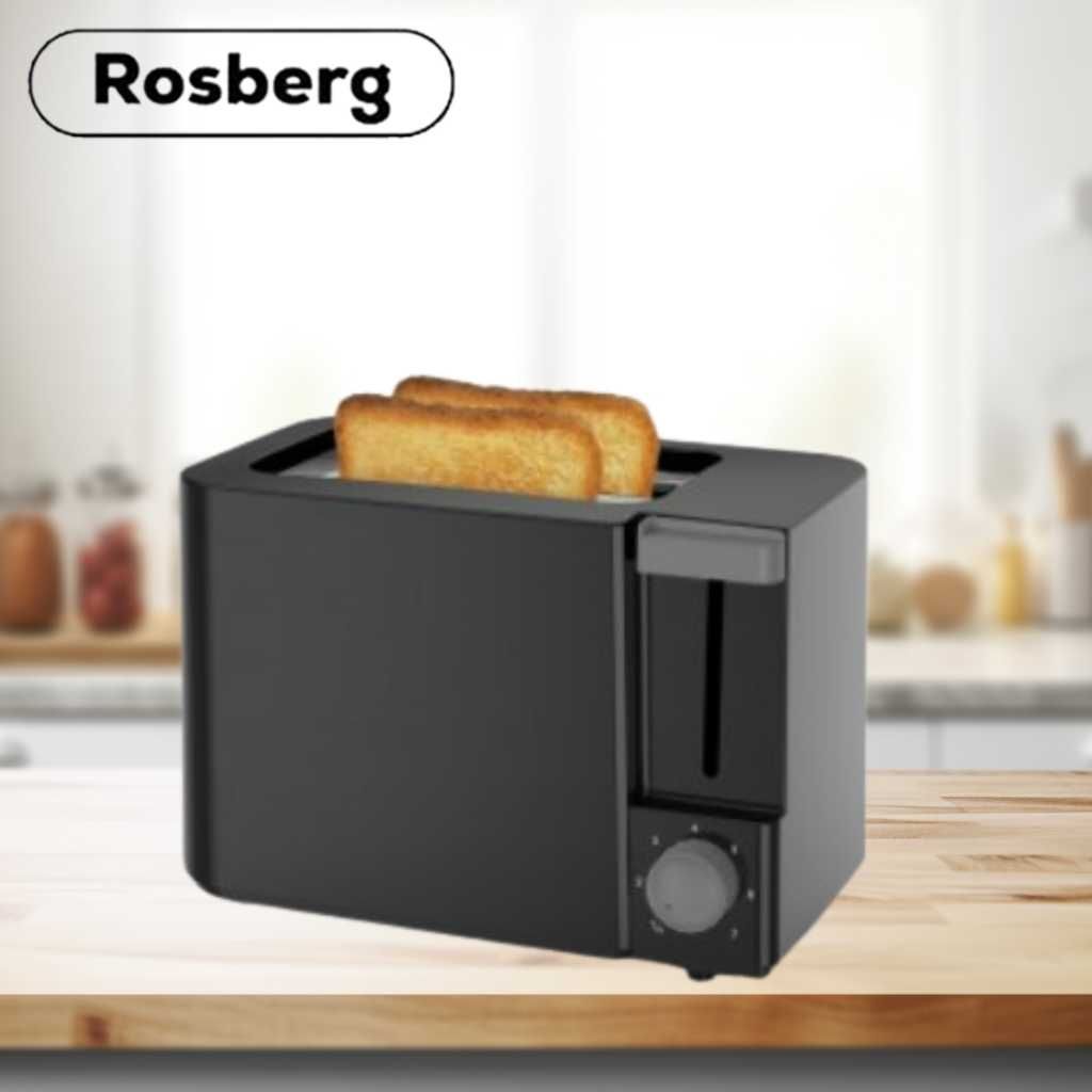 Тостер Rosberg R51440F, 700W, 2филийки, 2 ГОДИНИ ГАРАНЦИЯ