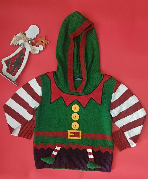 Коледна блузка Next за 3-4г.