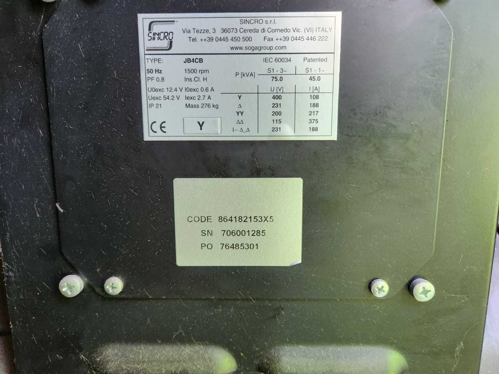 Generator Trifazat 75 kw