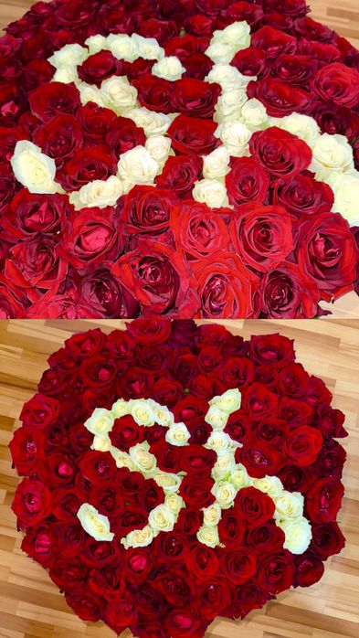 Стильный букет из 101 розы — привлекает внимание