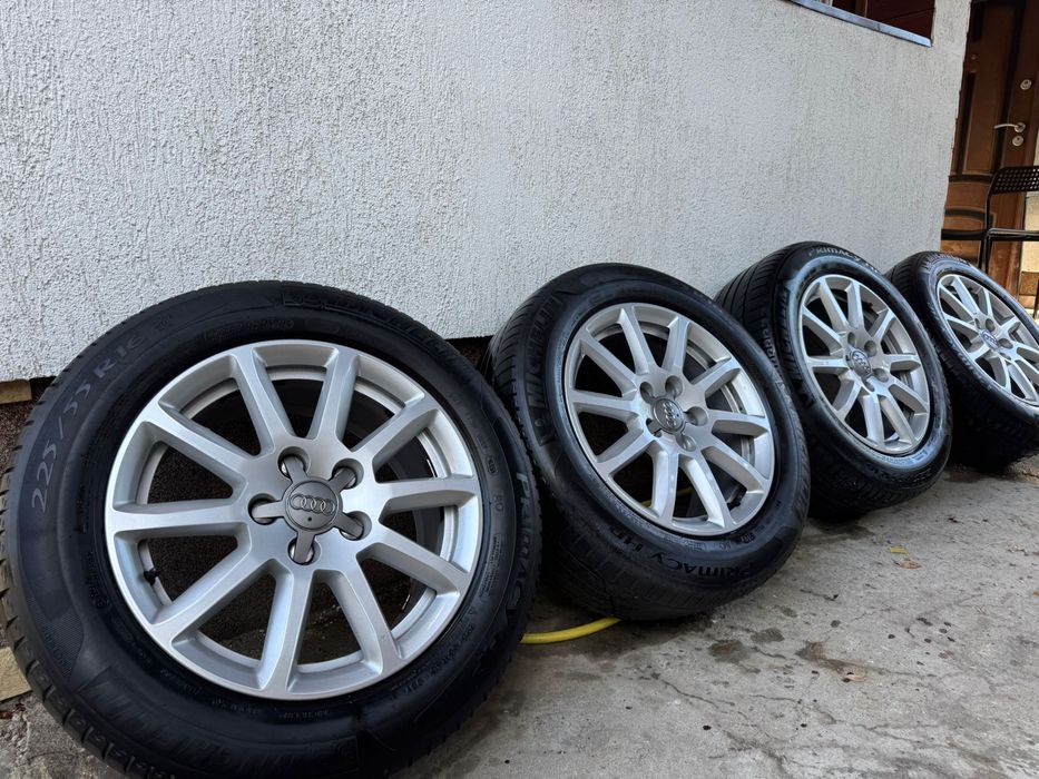 Jante Roti Audi 225/55/16 anvelope Michelin A1 A2 A3 A4 A5 A6 A7