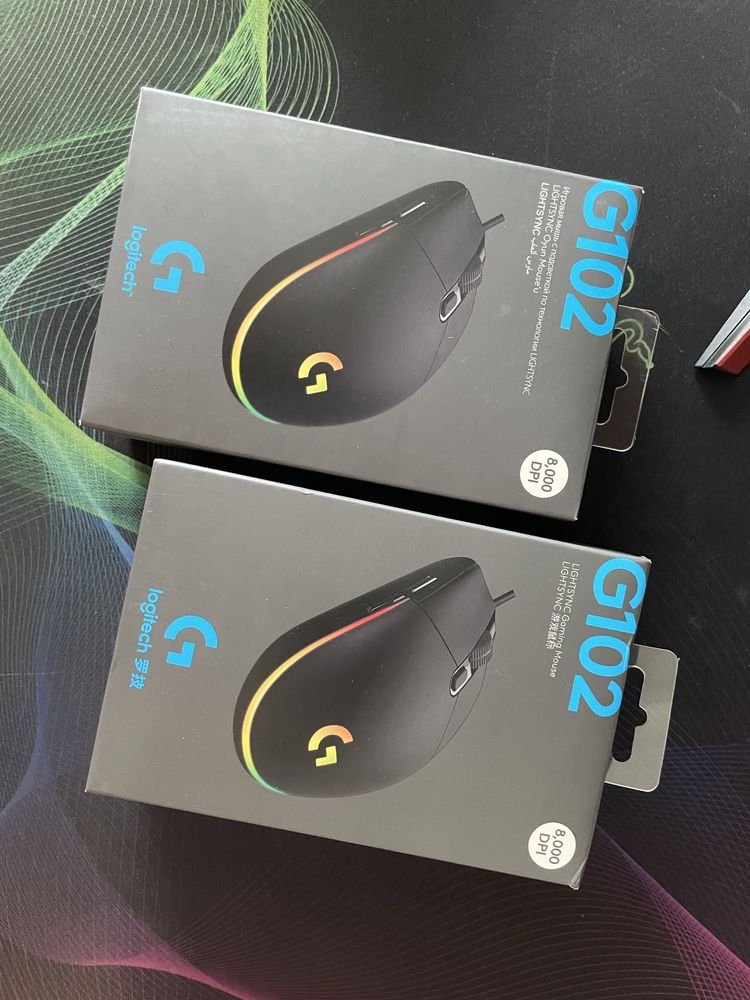 Мышь Logitech G102 Lightsync черный