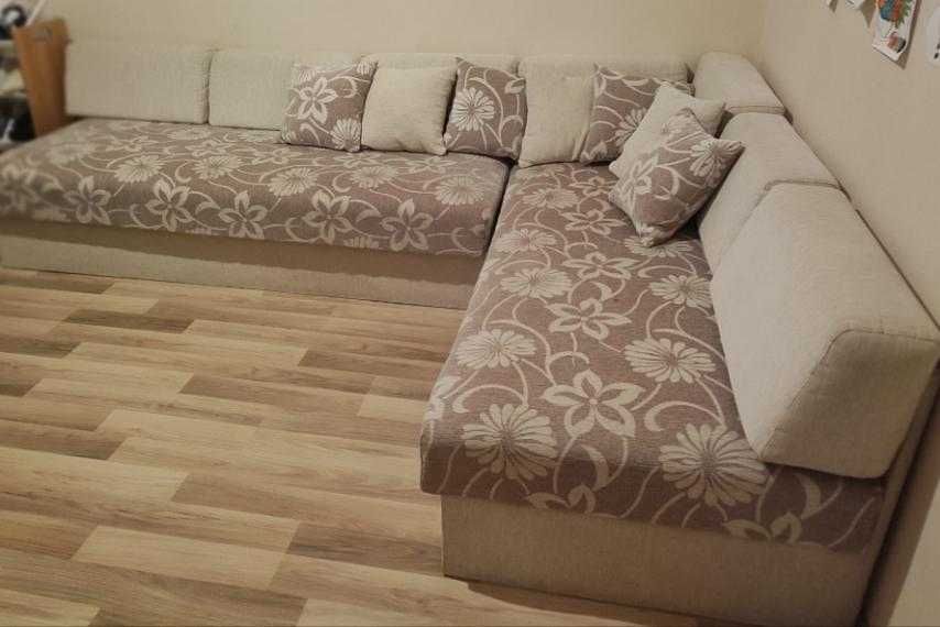 Ъглов диван/легла с повдигащ механизъм