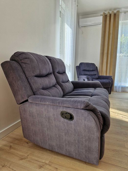 Set canapea 3 2 1 cu recliner