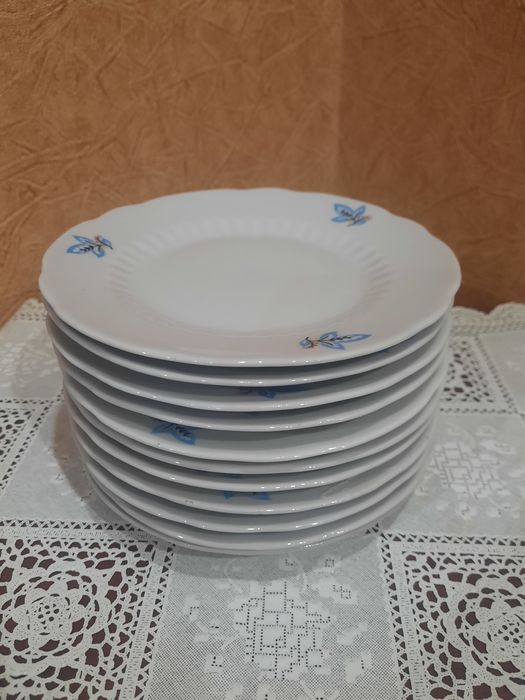 Тарелочки для десертов или под  чайные  чашки, Коростенский ФЗ. В абсо
