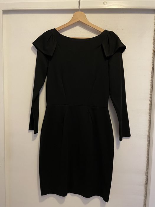 Rochie noua stofa neagra eleganta UK CLOSET, LONDON, nr.14,