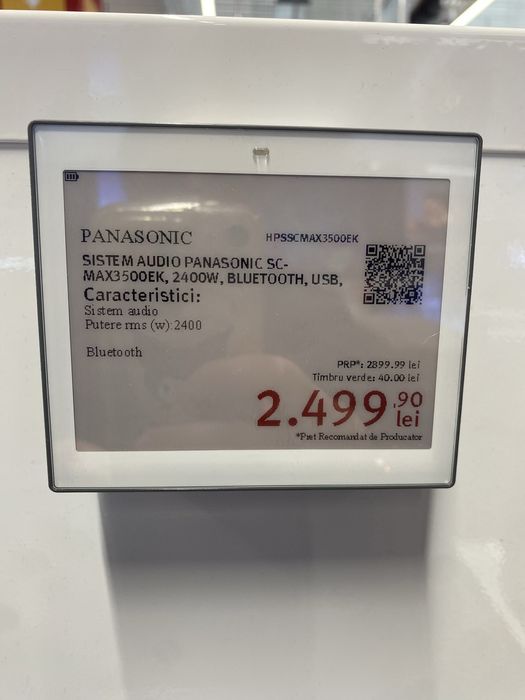 Sistem audio Panasonic