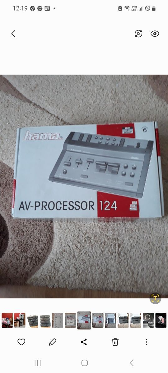 Mixer procesor AV Nou la cutie Hama Aiwa boxă Laney