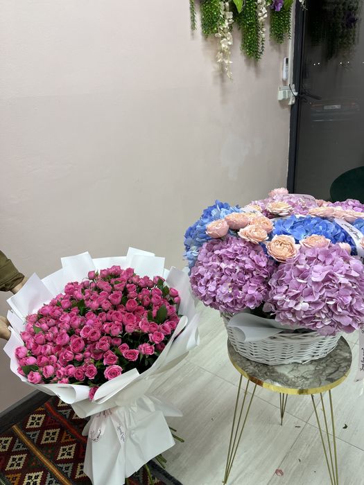 Свежий үлкен букет қазір жасалды,арзан бағаға беріп жатырмыз !!