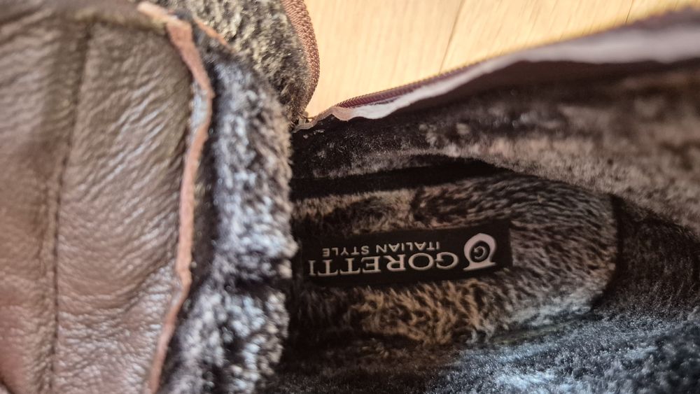 Vând  ghete de iarnă  Goretti, nr.42, piele