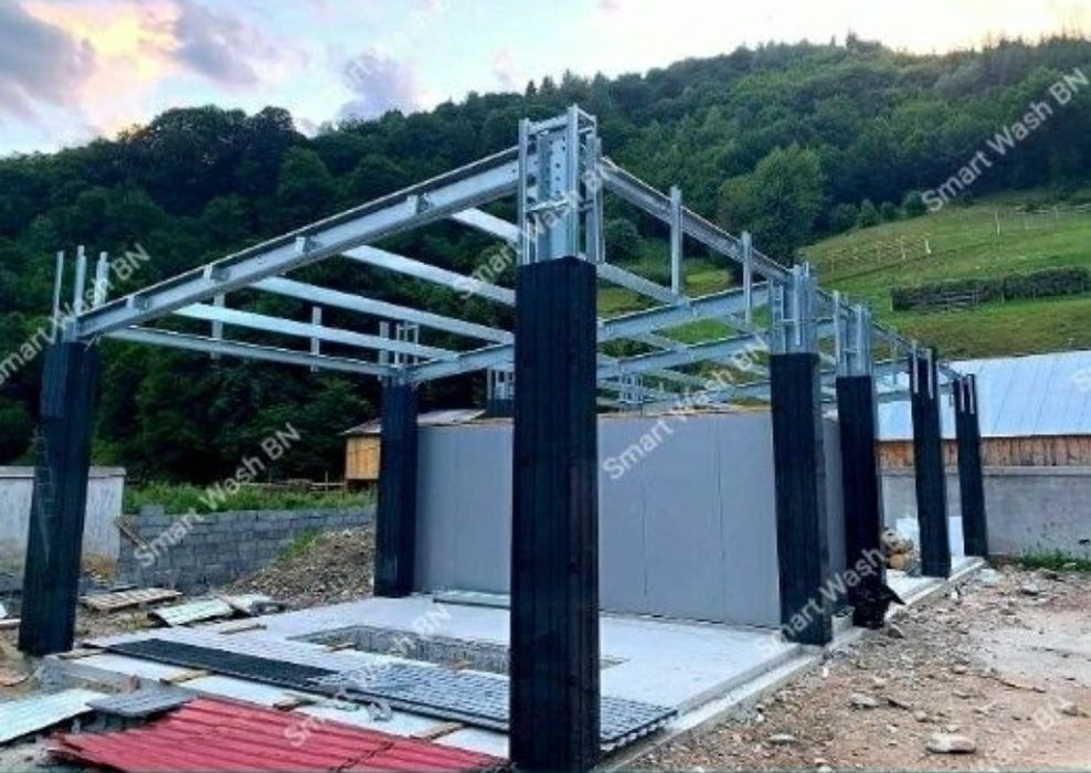 Vand spalatorie auto self  totul la cheie 4 boxe