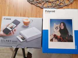 Canon Selphy Square și Polaroid i- Type instant camera