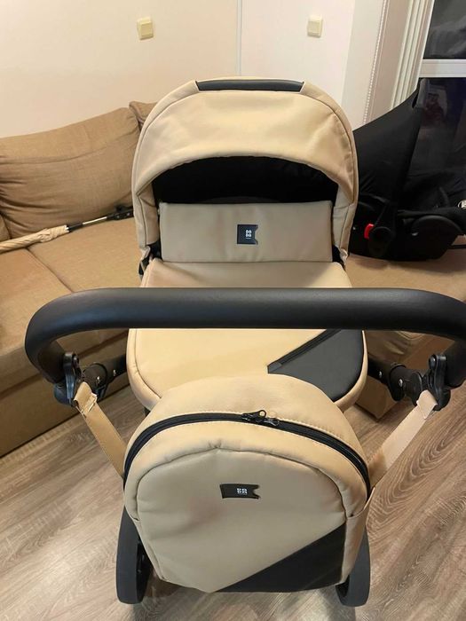 Детска количка Dada Paradiso TUVI BEIGE 3 в 1