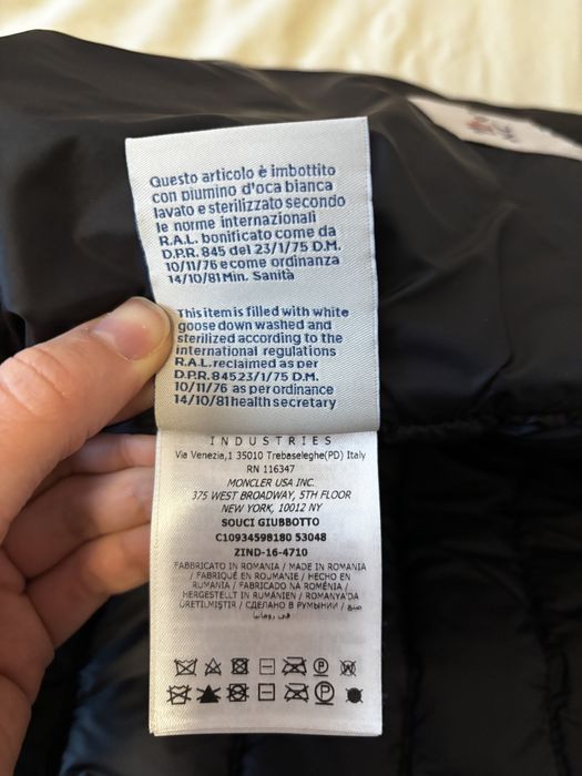 Geaca Moncler piele naturala