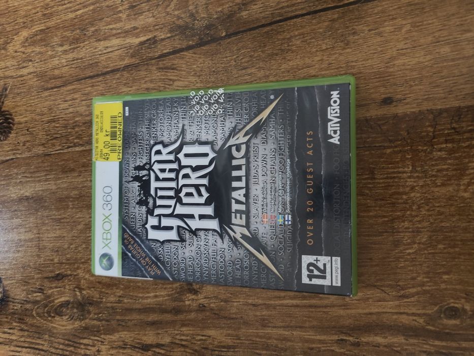 Guitar hero Metallica Xbox 360
