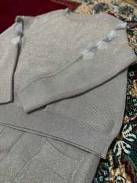 Вязанная юбка кофта