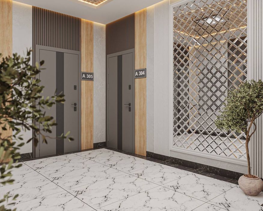 Novza Metro 2 ком квартира  2/4/9  84м2