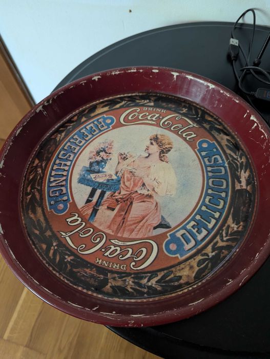 Винтидж поднос на "Кока кола"