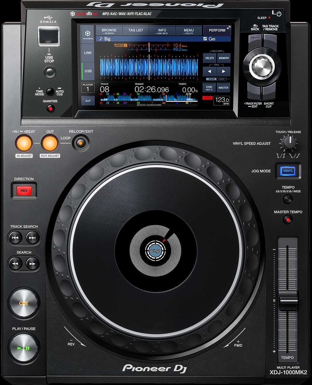 Pioneer XDJ-1000MK2 комплект (професионален/клубен CDJ плейър)