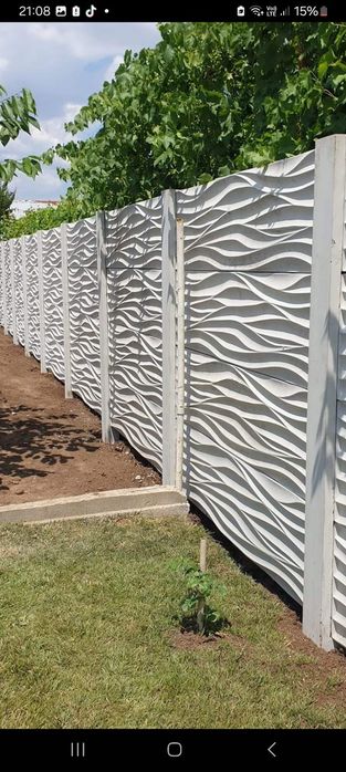 Gard garduri placi Beton Ilfov București Dâmbovița Prahova Argeș